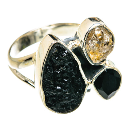 Tektite Rings handcrafted by Ana Silver Co - RING81193