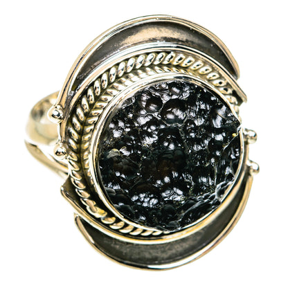 Tektite Rings handcrafted by Ana Silver Co - RING81195 - Photo 2