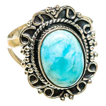 Larimar Rings handcrafted by Ana Silver Co - RING81209
