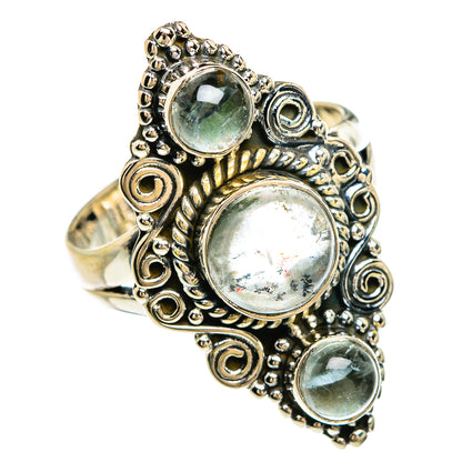 Aquamarine Rings handcrafted by Ana Silver Co - RING81211