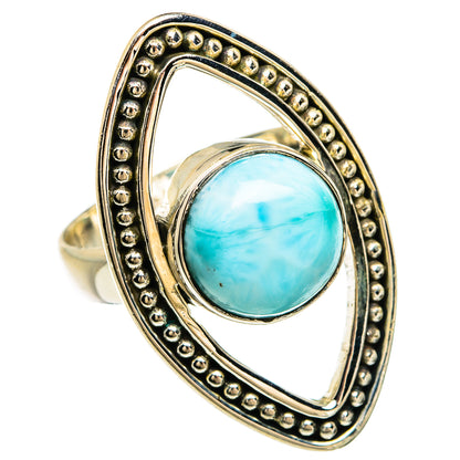 Larimar Rings handcrafted by Ana Silver Co - RING81214