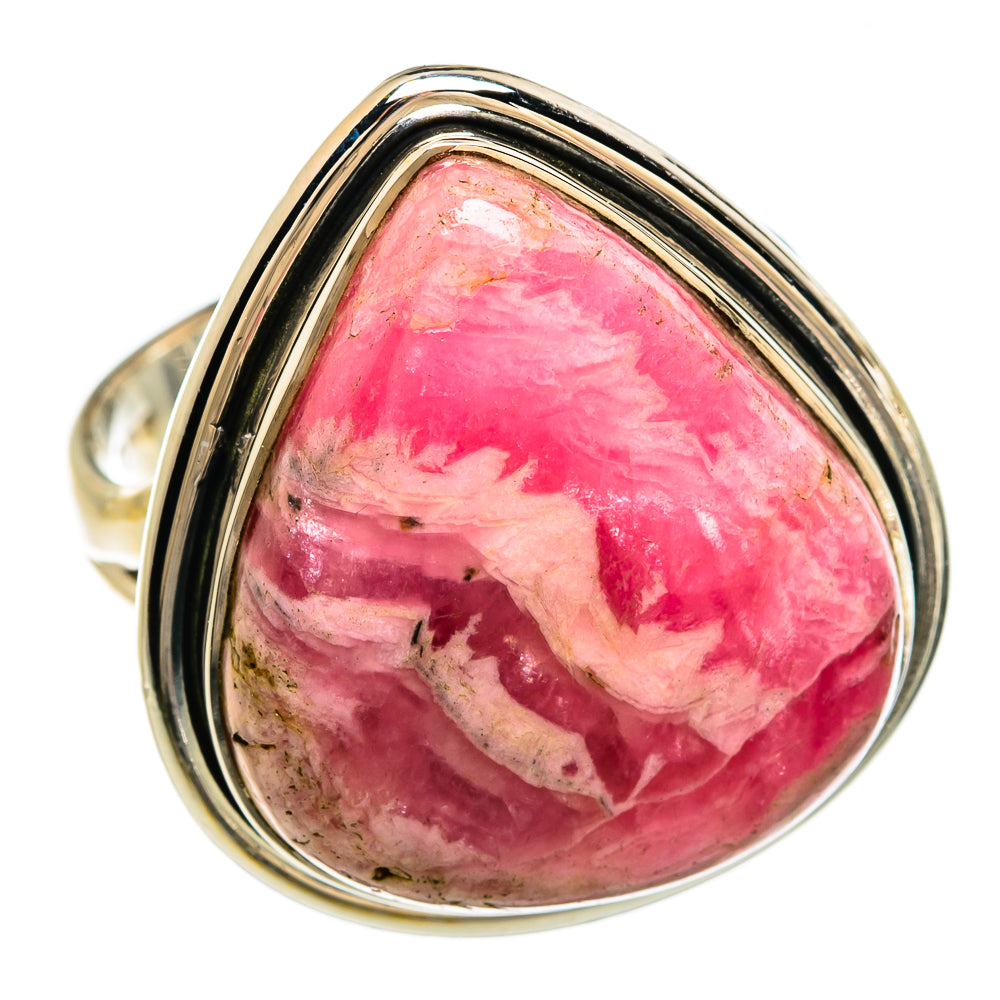 Rhodochrosite Rings handcrafted by Ana Silver Co - RING81225