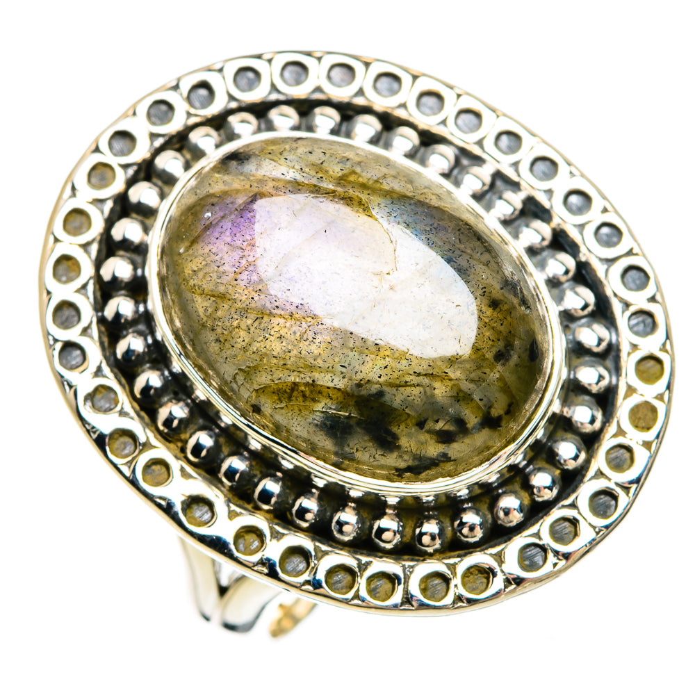 Labradorite Rings handcrafted by Ana Silver Co - RING81227
