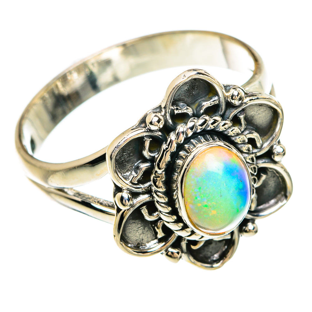 Ethiopian Opal Rings handcrafted by Ana Silver Co - RING81234