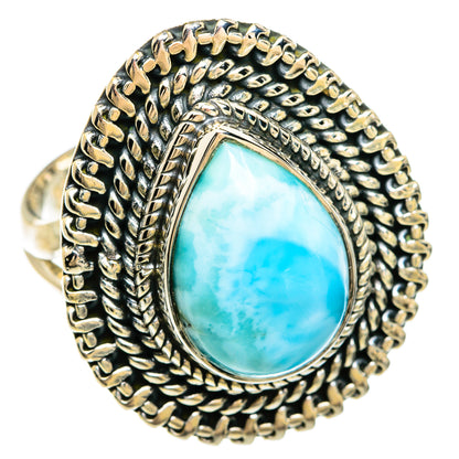 Larimar Rings handcrafted by Ana Silver Co - RING81239