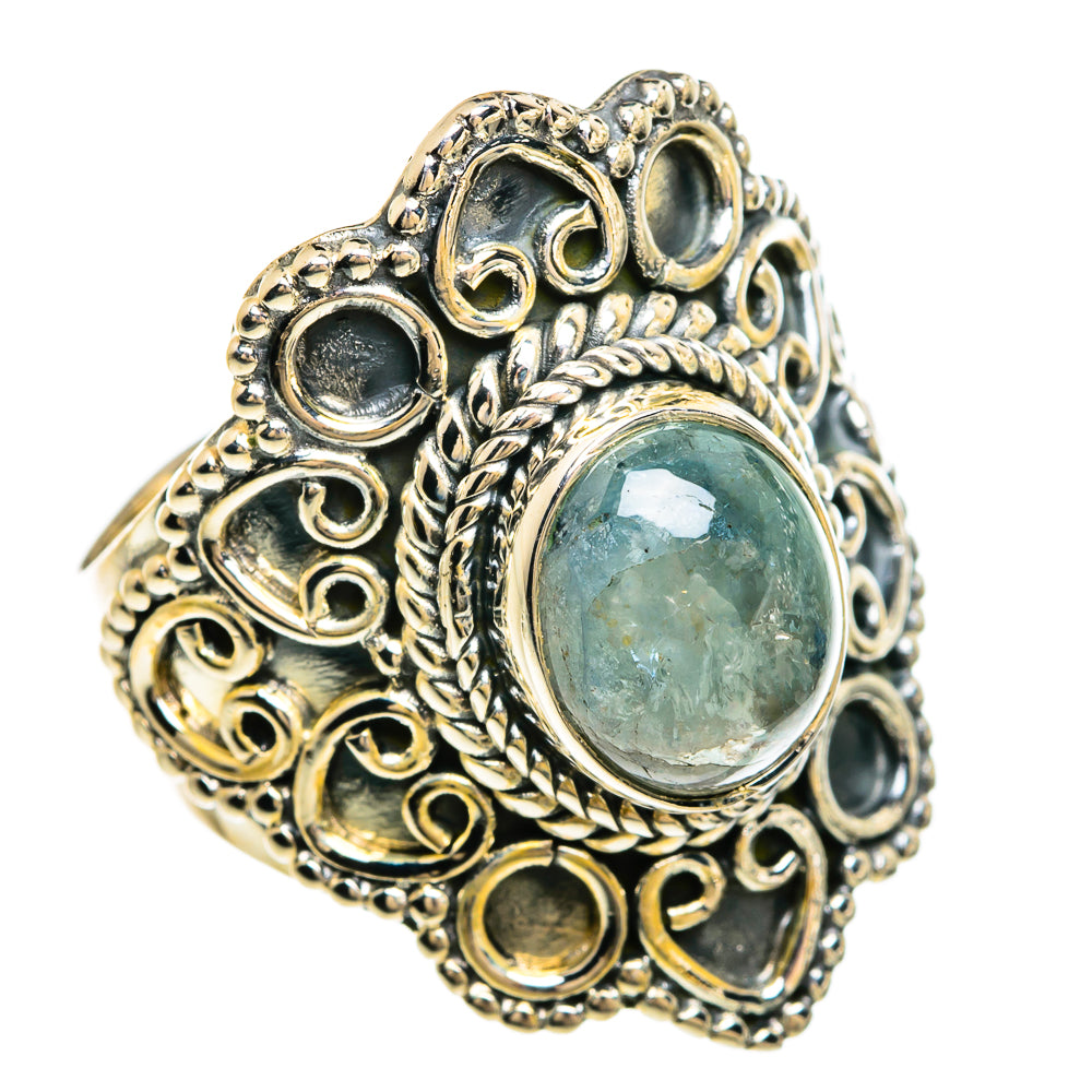 Aquamarine Rings handcrafted by Ana Silver Co - RING81244