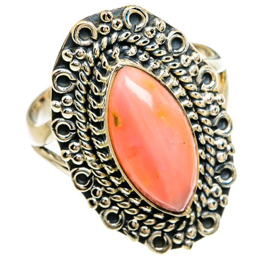 Pink Opal Rings handcrafted by Ana Silver Co - RING81255