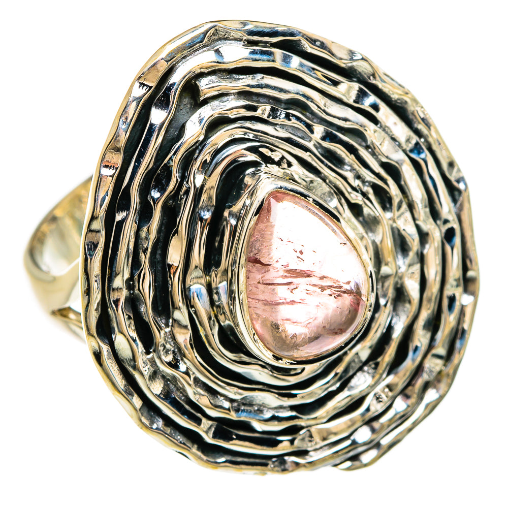 Pink Tourmaline Rings handcrafted by Ana Silver Co - RING81256