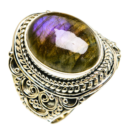 Labradorite Rings handcrafted by Ana Silver Co - RING81258