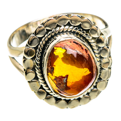 Mexican Fire Opal Rings handcrafted by Ana Silver Co - RING81265
