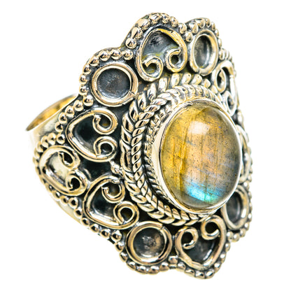 Labradorite Rings handcrafted by Ana Silver Co - RING81267