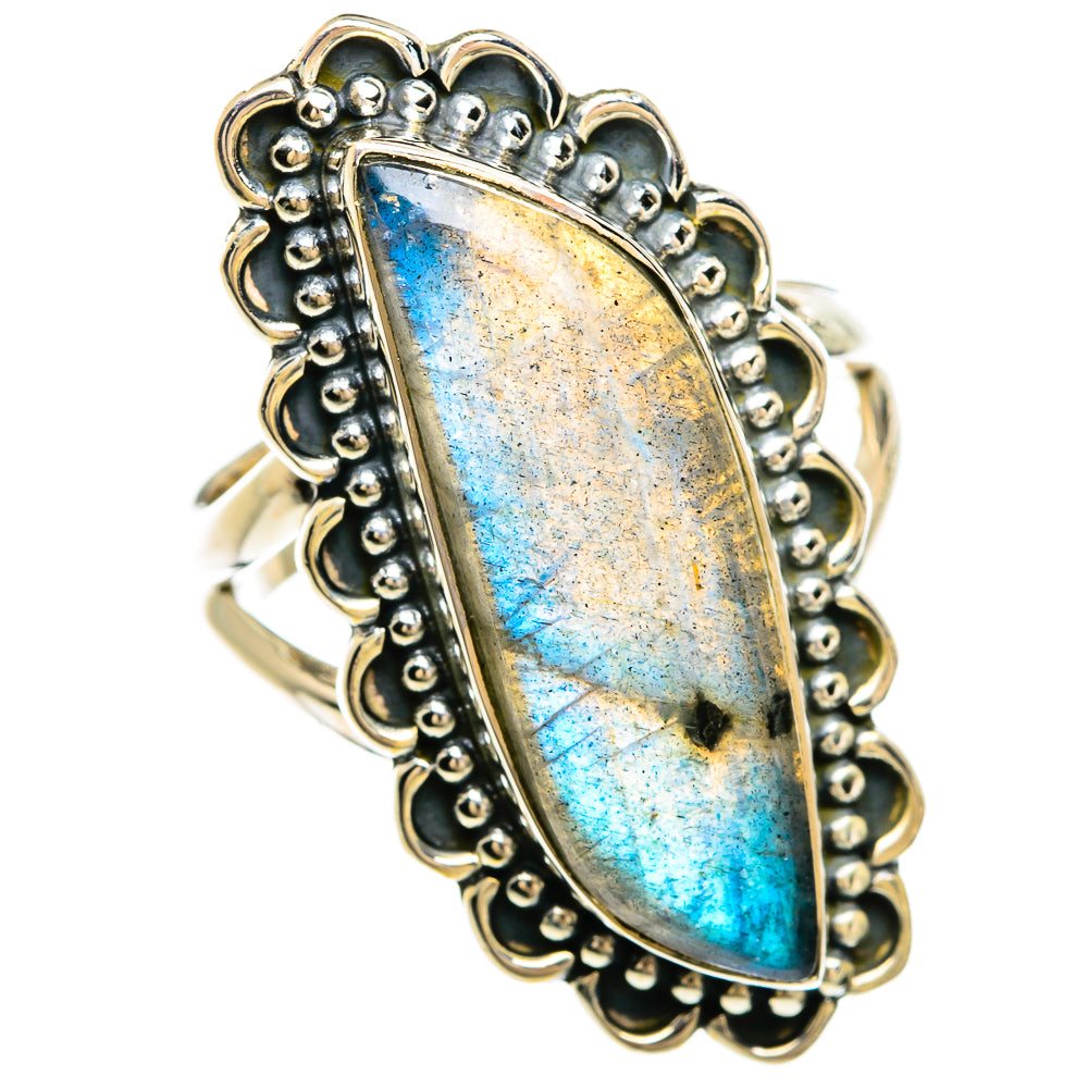 Labradorite Rings handcrafted by Ana Silver Co - RING81274
