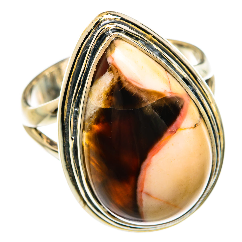 Peanut Wood Jasper Rings handcrafted by Ana Silver Co - RING81282