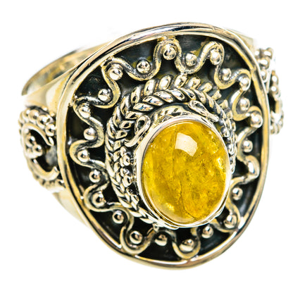 Rutilated Quartz Rings handcrafted by Ana Silver Co - RING81283