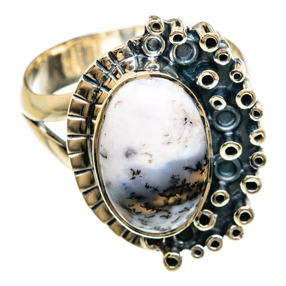 Dendritic Opal Rings handcrafted by Ana Silver Co - RING81292