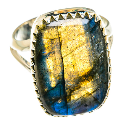 Labradorite Rings handcrafted by Ana Silver Co - RING81298