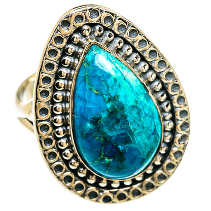 Chrysocolla Rings handcrafted by Ana Silver Co - RING81299