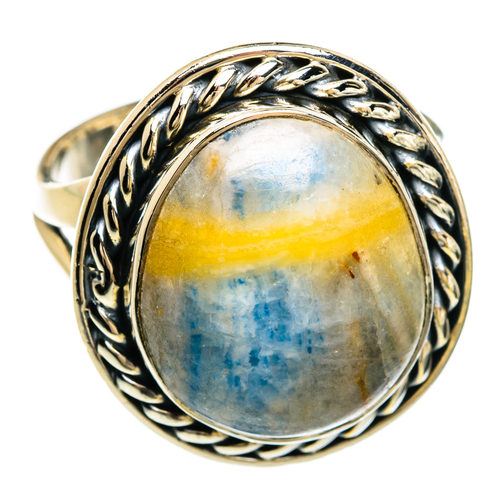 Blue Scheelite Rings handcrafted by Ana Silver Co - RING81300