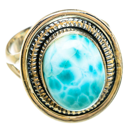 Larimar Rings handcrafted by Ana Silver Co - RING81302