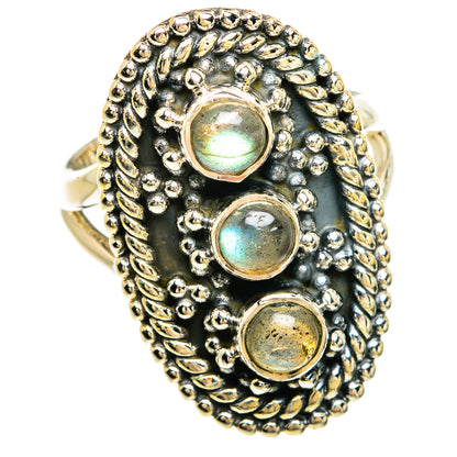 Labradorite Rings handcrafted by Ana Silver Co - RING81304 - Photo 2