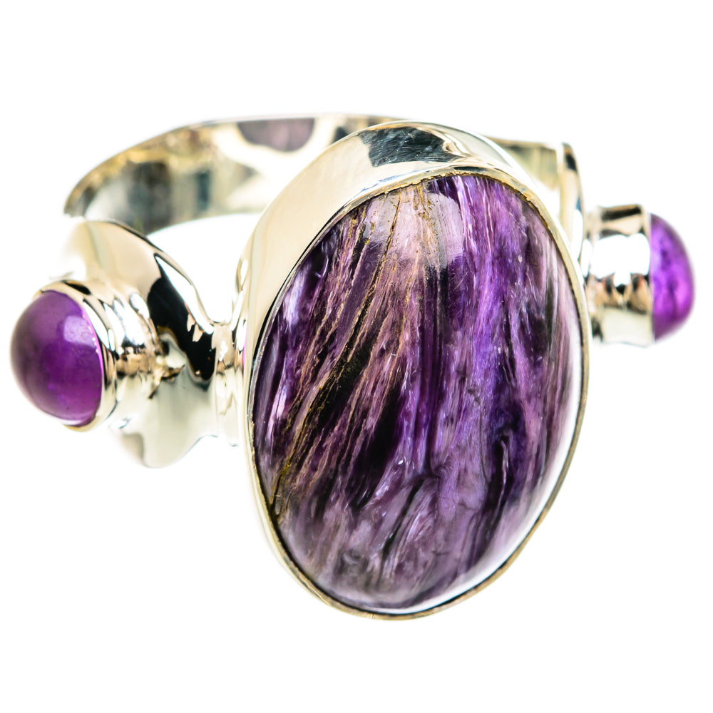 Charoite Rings handcrafted by Ana Silver Co - RING81321