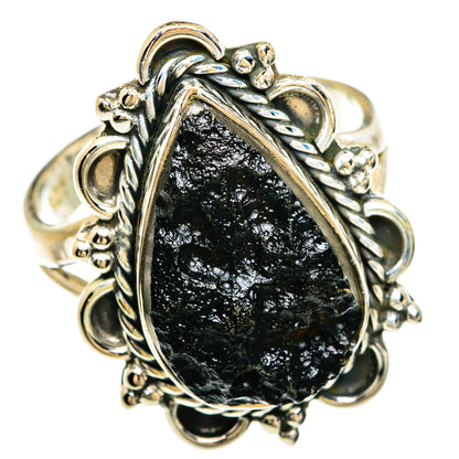 Tektite Rings handcrafted by Ana Silver Co - RING81323 - Photo 2