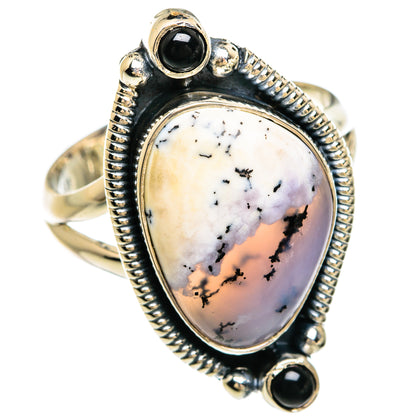 Dendritic Opal Rings handcrafted by Ana Silver Co - RING81325