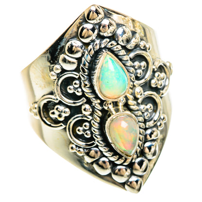 Ethiopian Opal Rings handcrafted by Ana Silver Co - RING81329