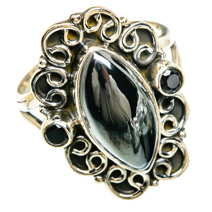 Hematite Rings handcrafted by Ana Silver Co - RING81331