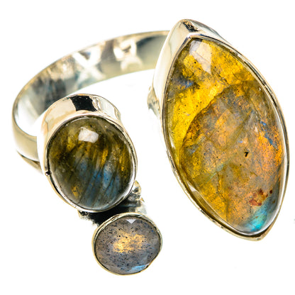 Labradorite Rings handcrafted by Ana Silver Co - RING81338