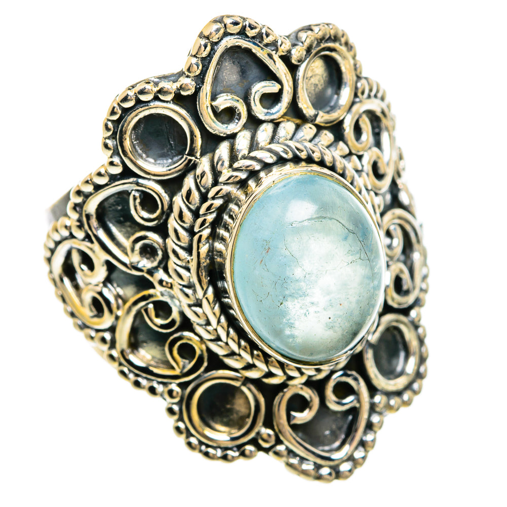 Aquamarine Rings handcrafted by Ana Silver Co - RING81340