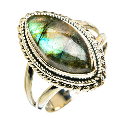 Labradorite Rings handcrafted by Ana Silver Co - RING81346