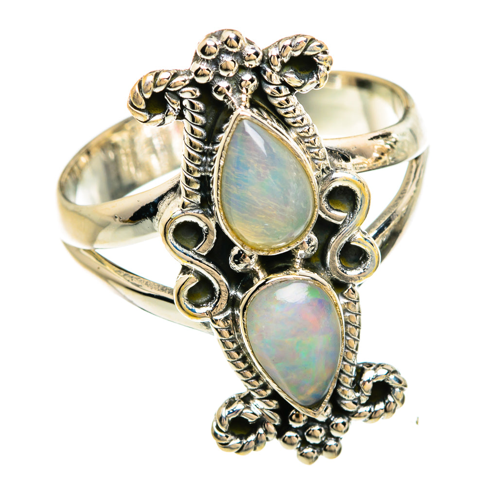 Ethiopian Opal Rings handcrafted by Ana Silver Co - RING81365