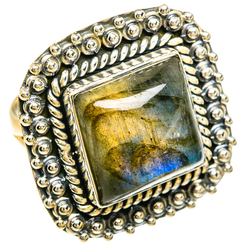 Labradorite Rings handcrafted by Ana Silver Co - RING81371
