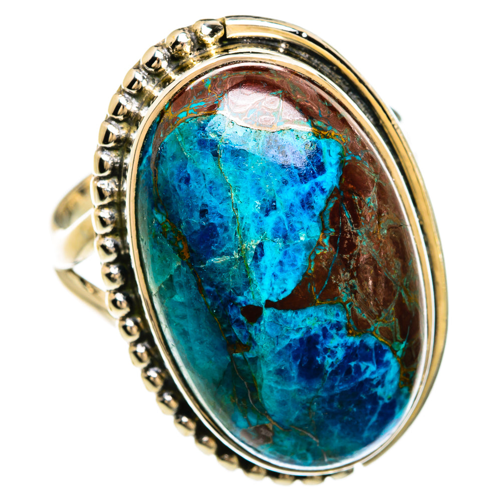 Chrysocolla Rings handcrafted by Ana Silver Co - RING81374