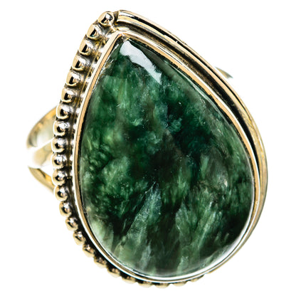 Seraphinite Rings handcrafted by Ana Silver Co - RING81378