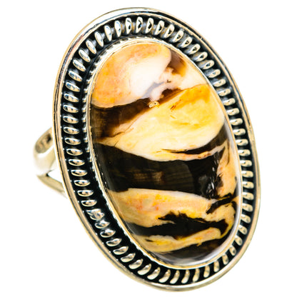 Peanut Wood Jasper Rings handcrafted by Ana Silver Co - RING81380