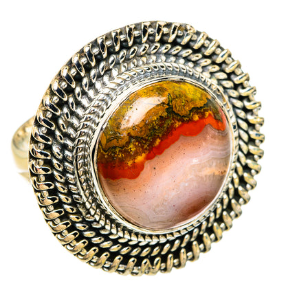Moroccan Agate Rings handcrafted by Ana Silver Co - RING81381