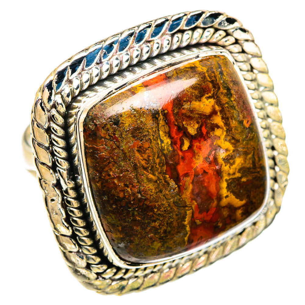 Moroccan Agate Rings handcrafted by Ana Silver Co - RING81384