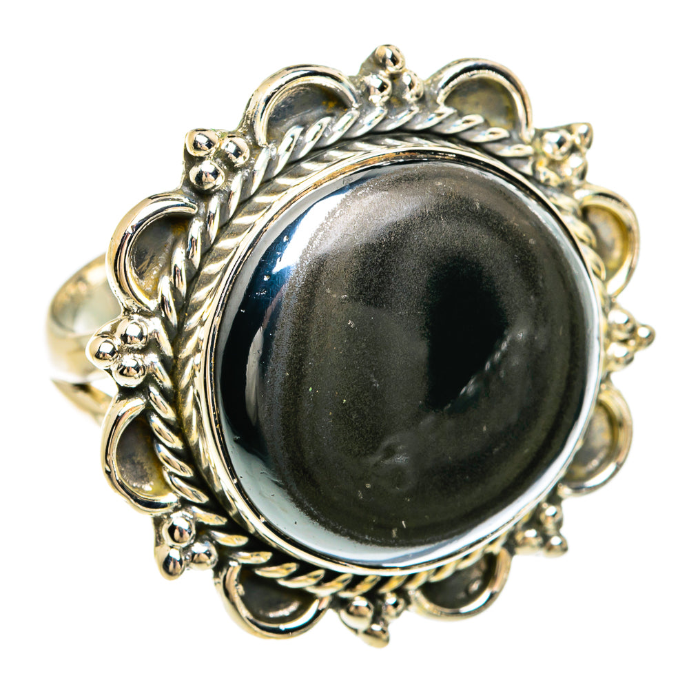 Psilomelane Rings handcrafted by Ana Silver Co - RING81394 - Photo 2