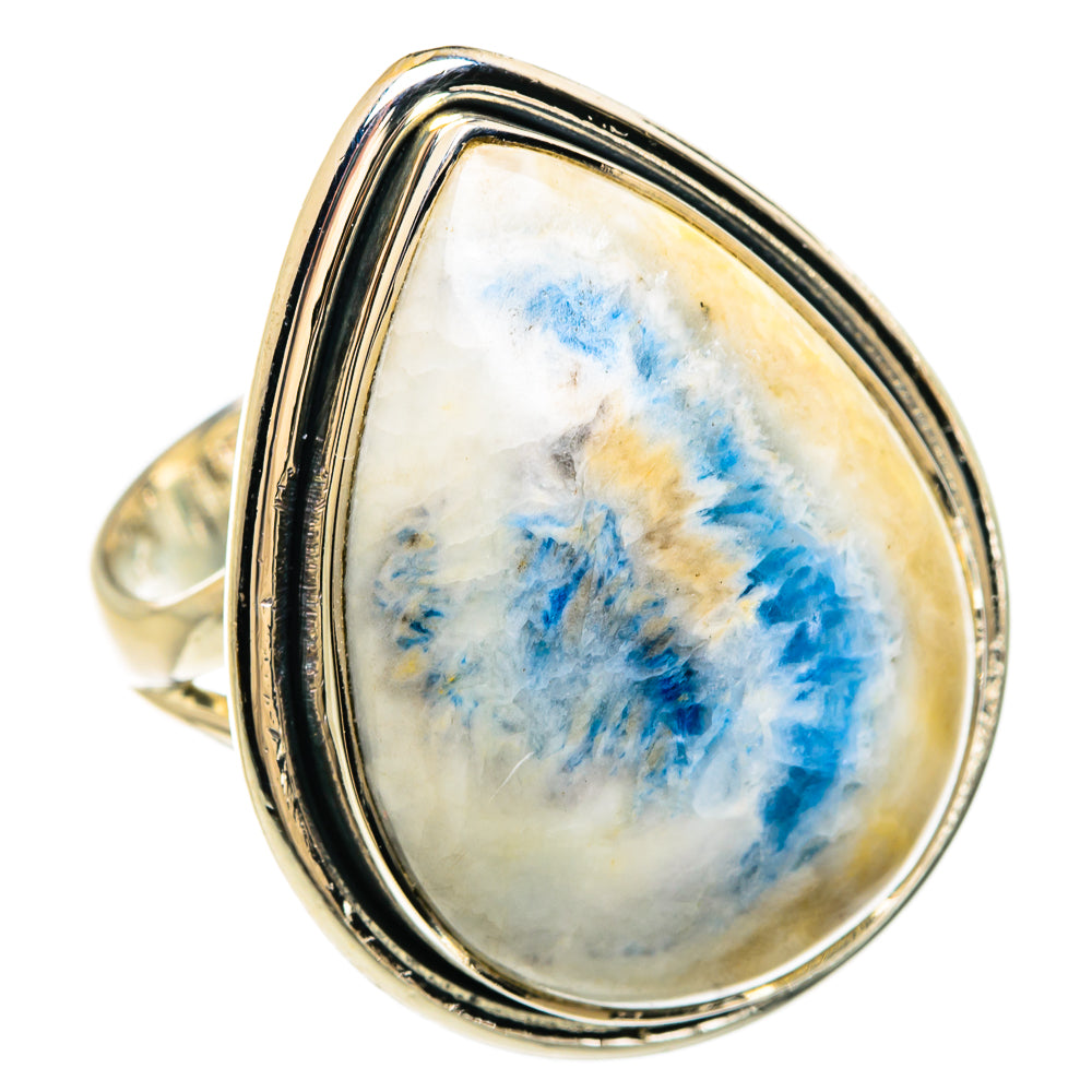 Blue Scheelite Rings handcrafted by Ana Silver Co - RING81403