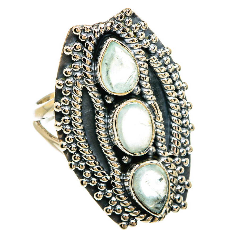 Aquamarine Rings handcrafted by Ana Silver Co - RING81407
