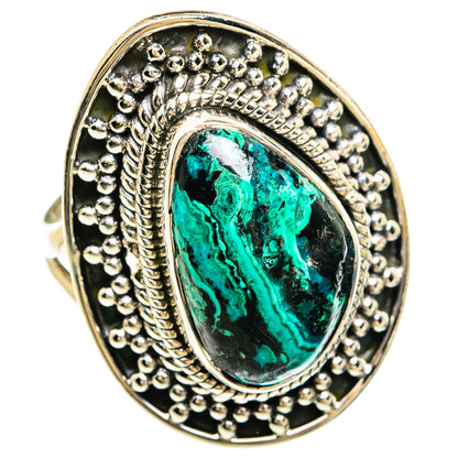 Chrysocolla Rings handcrafted by Ana Silver Co - RING81412