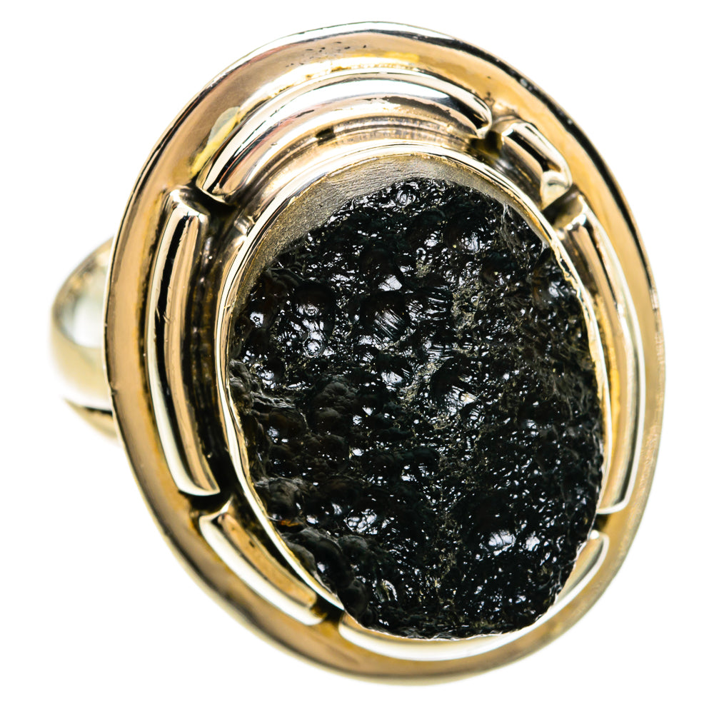 Tektite Rings handcrafted by Ana Silver Co - RING81426 - Photo 2