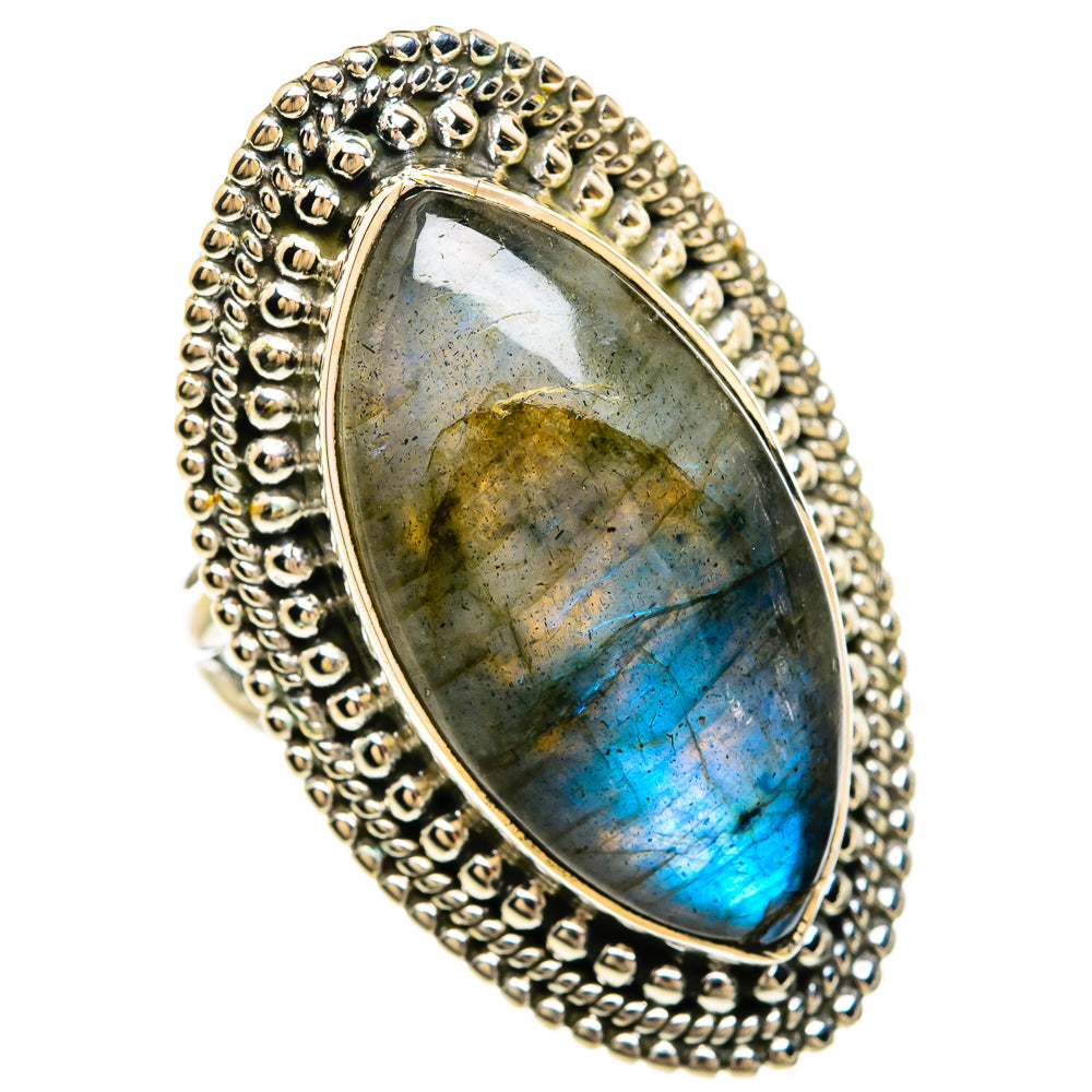 Labradorite Rings handcrafted by Ana Silver Co - RING81440