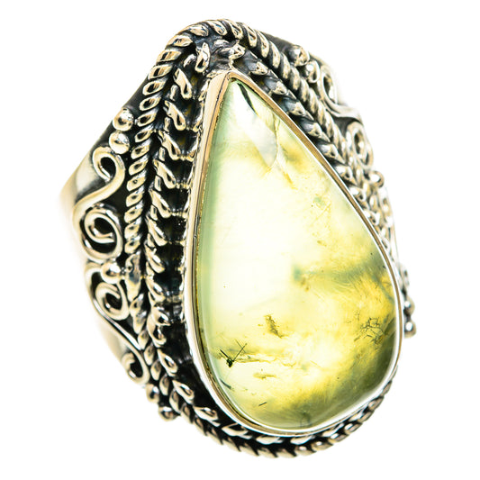 Prehnite Rings handcrafted by Ana Silver Co - RING81445