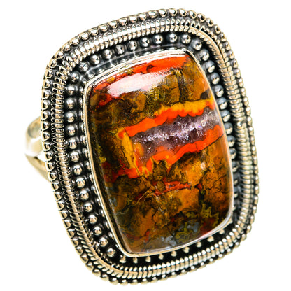Moroccan Agate Rings handcrafted by Ana Silver Co - RING81450