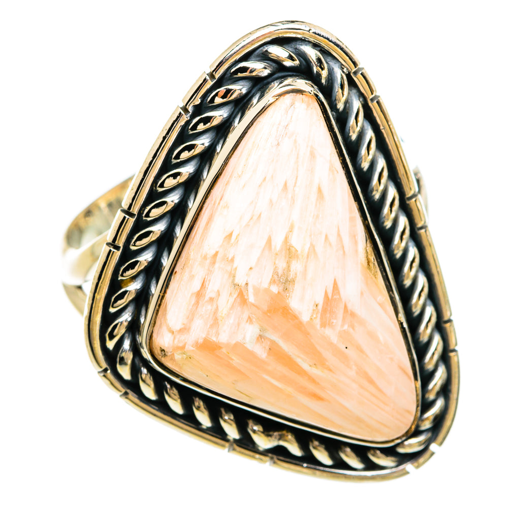 Scolecite Rings handcrafted by Ana Silver Co - RING81451