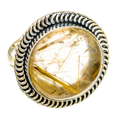 Rutilated Quartz Rings handcrafted by Ana Silver Co - RING81457
