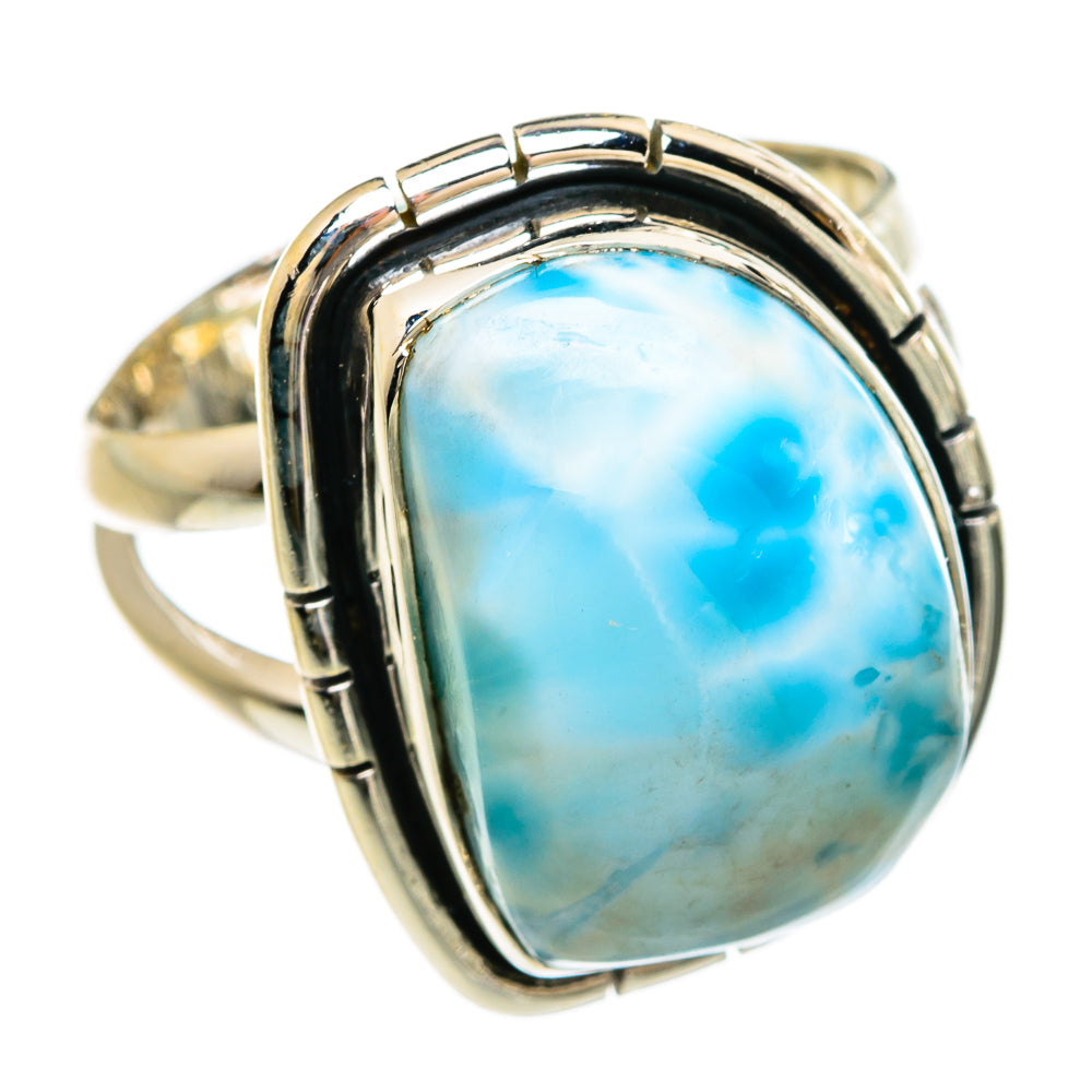 Larimar Rings handcrafted by Ana Silver Co - RING81473